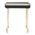 Lumière Collection Side Table Onxy