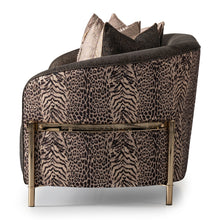 Lumière Collection Loveseat — Onyx Gold