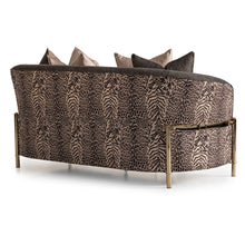 Lumière Collection Loveseat — Onyx Gold