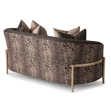 Lumière Collection Loveseat — Onyx Gold