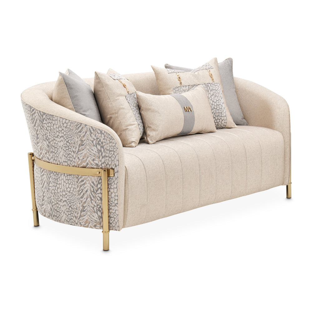 Lumière Collection Loveseat — Opal Gold
