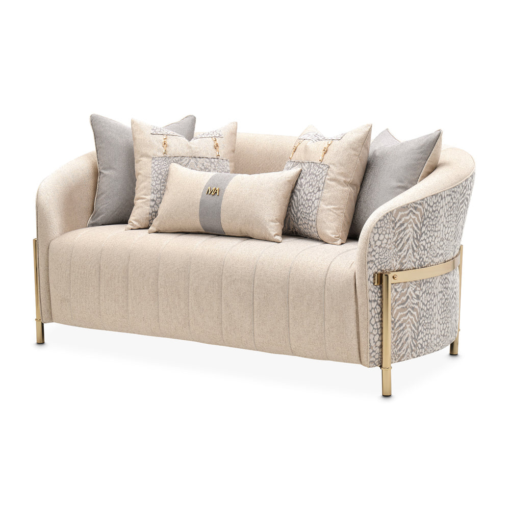 Lumière Collection Loveseat — Opal Gold