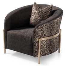 Lumière Collection Accent Chair — Onyx Gold