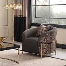 Lumière Collection Accent Chair — Onyx Gold