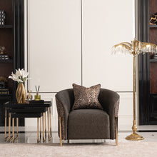 Lumière Collection Accent Chair — Onyx Gold