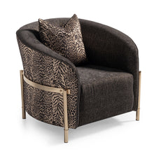 Lumière Collection Accent Chair — Onyx Gold