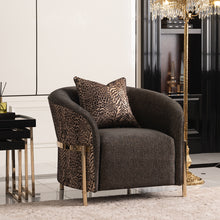 Lumière Collection Accent Chair — Onyx Gold