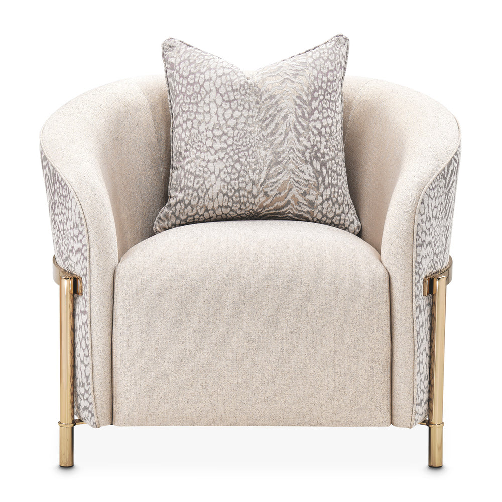 Lumière Collection Accent Chair — Opal Gold