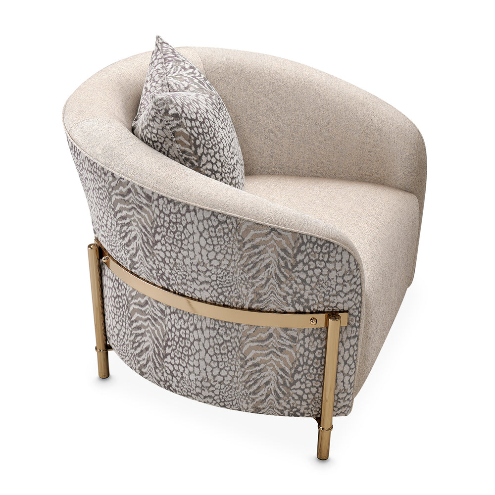 Lumière Collection Accent Chair — Opal Gold
