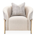 Lumière Collection Accent Chair — Opal Gold