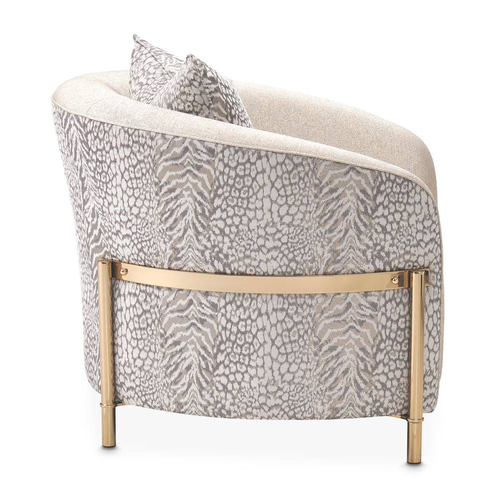 Lumière Collection Accent Chair — Opal Gold