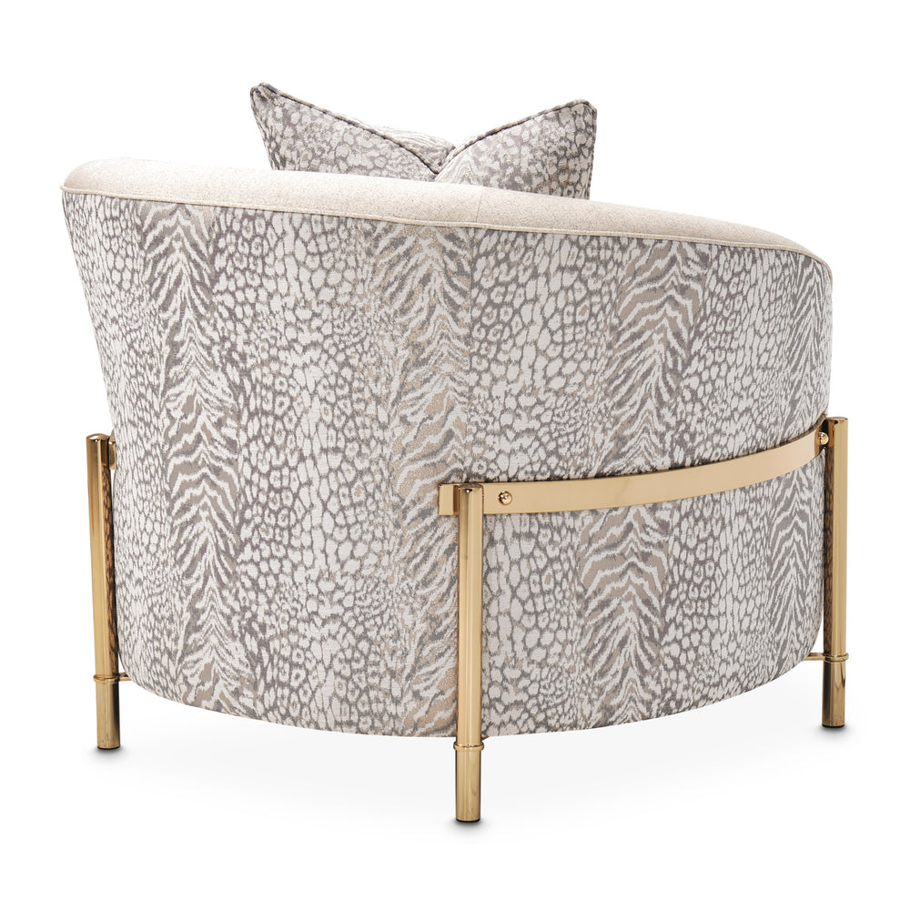 Lumière Collection Accent Chair — Opal Gold