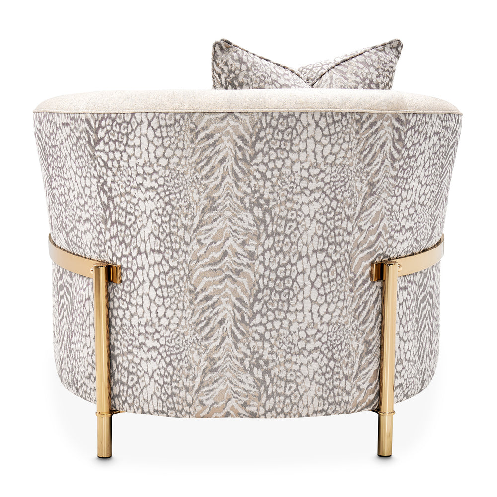 Lumière Collection Accent Chair — Opal Gold