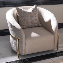 Lumière Collection Accent Chair — Opal Gold