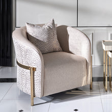 Lumière Collection Accent Chair — Opal Gold