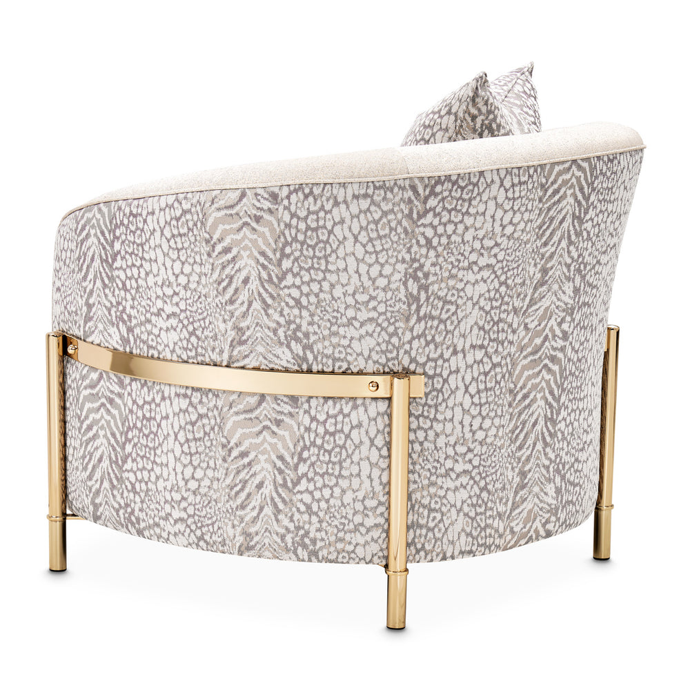 Lumière Collection Accent Chair — Opal Gold