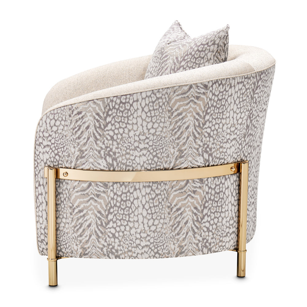 Lumière Collection Accent Chair — Opal Gold