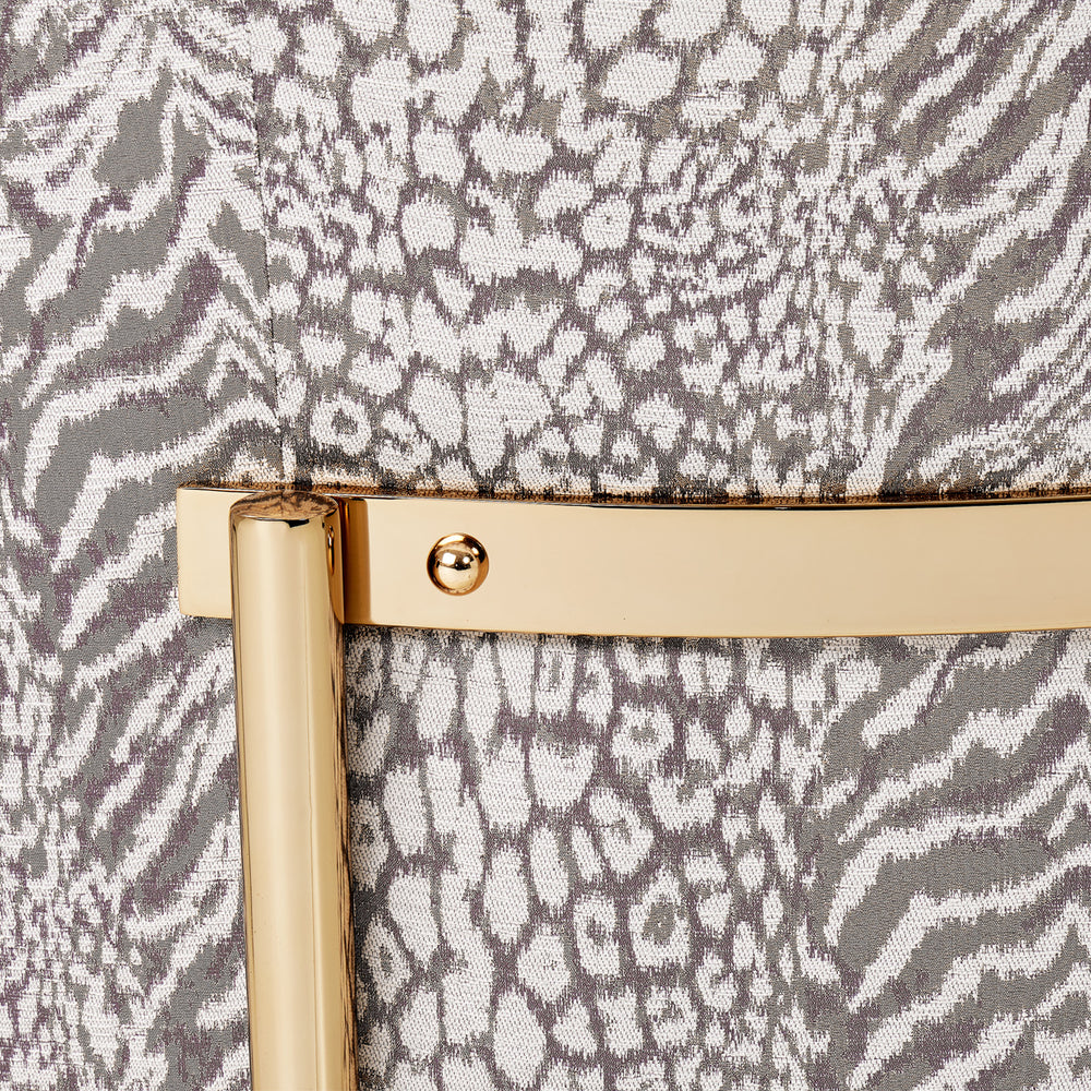 Lumière Collection Accent Chair — Opal Gold