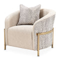 Lumière Collection Accent Chair — Opal Gold