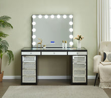 Stella crystal lighted vanity - Black
