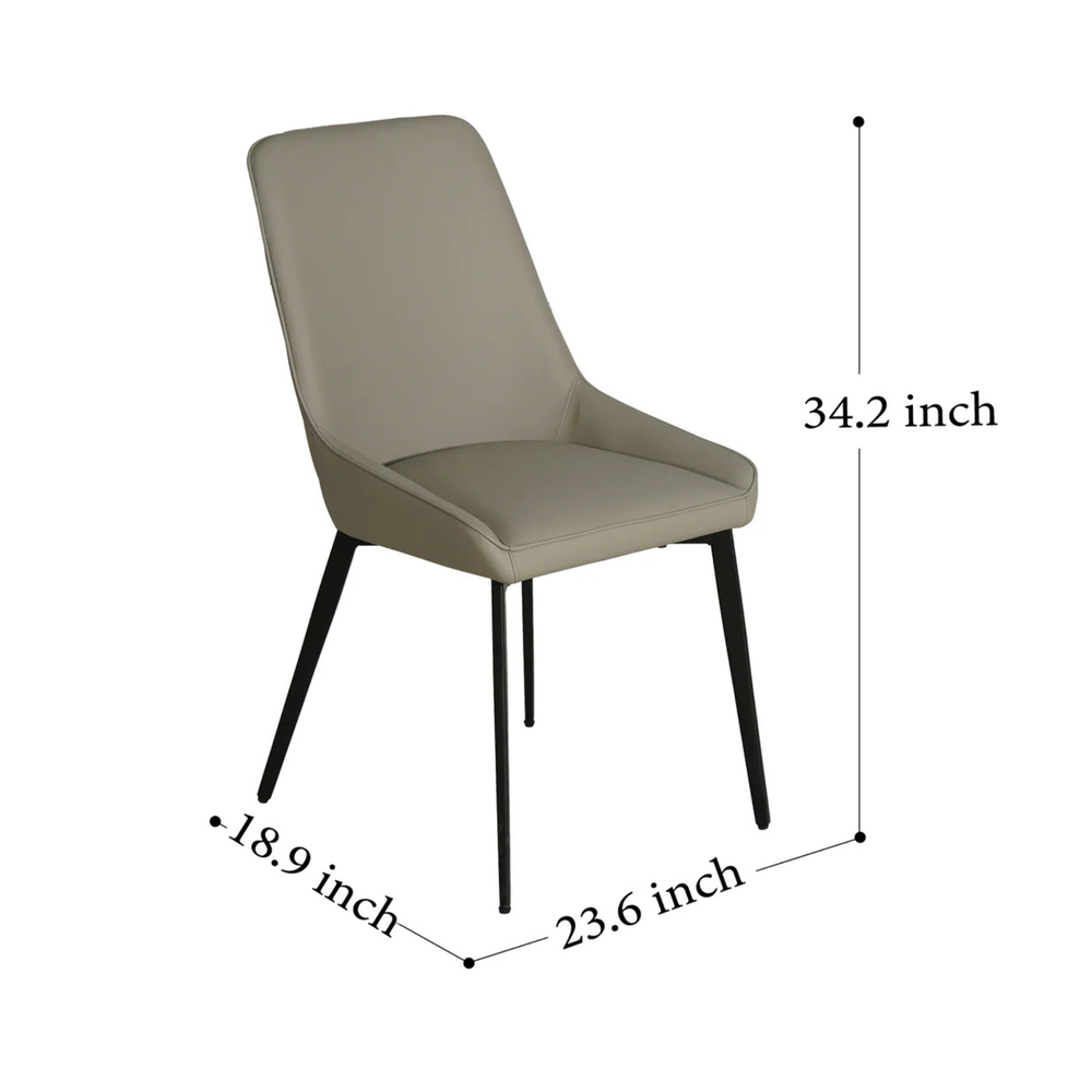 Lily Dining Chairs Dark Gray