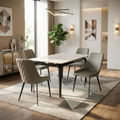 Lily Dining Chairs Dark Gray