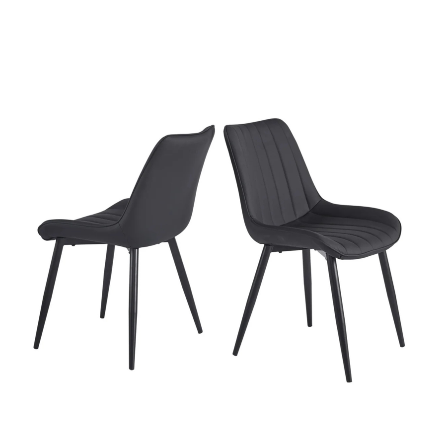 Lotus Leather Dining Chair