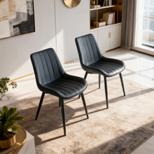 Lotus Leather Dining Chair