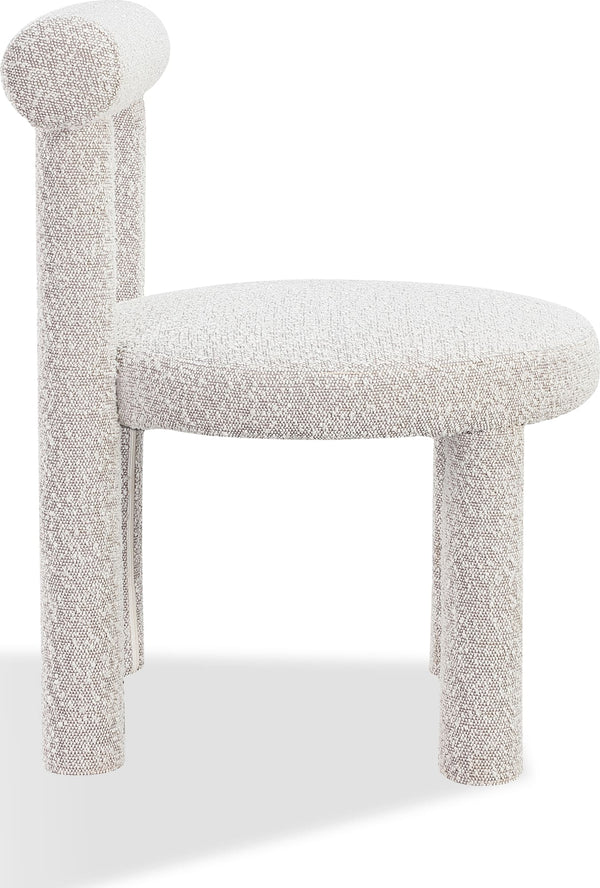 Addison Modern Dining Chair in Cotton Ball Boucle alternate view