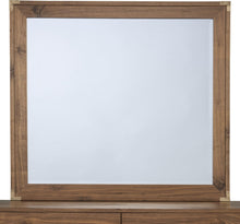 Brookfield Beveled Glass Mirror in Natural Walnut - View 4