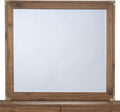 Brookfield Beveled Glass Mirror in Natural Walnut