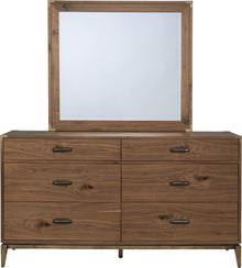 Brookfield Six Drawer Dresser in Natural Walnut - View 6