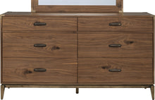 Brookfield Six Drawer Dresser in Natural Walnut - View 7