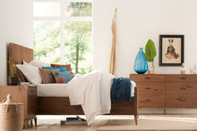 Brookfield Wood Panel Bed in Natural Walnut - View 4