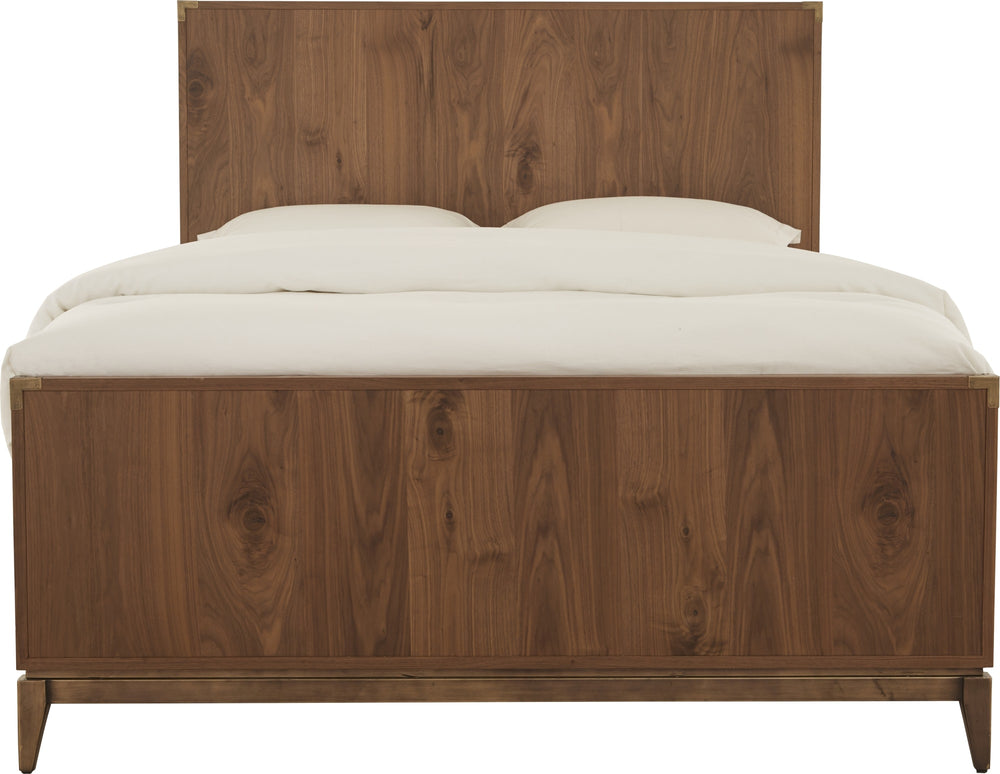 Brookfield Wood Panel Bed in Natural Walnut - View 6