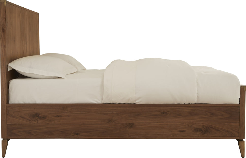 Brookfield Wood Panel Bed in Natural Walnut - View 7
