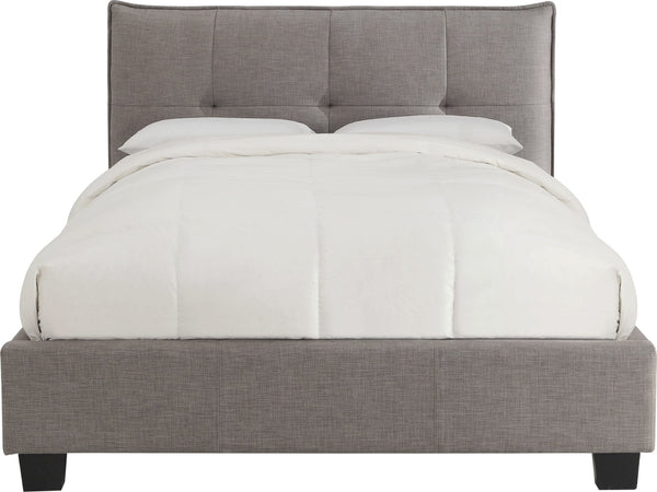 Adona Upholstered Platform Bed in Dolphin Linen alternate view