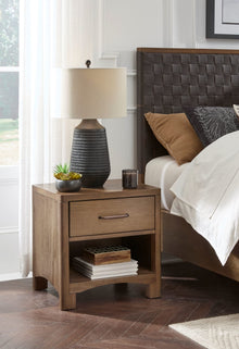 Ashley 1-Drw Nightstand - Tavern Brown