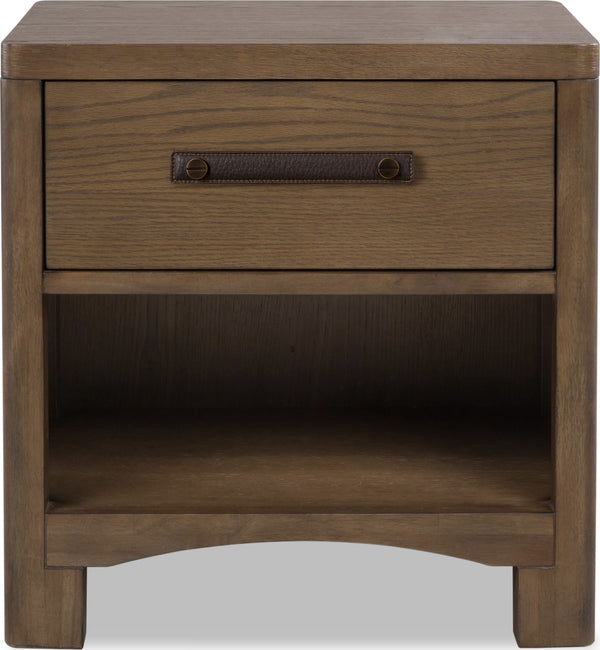 Ashley 1-Drw Nightstand - Tavern Brown - View 2