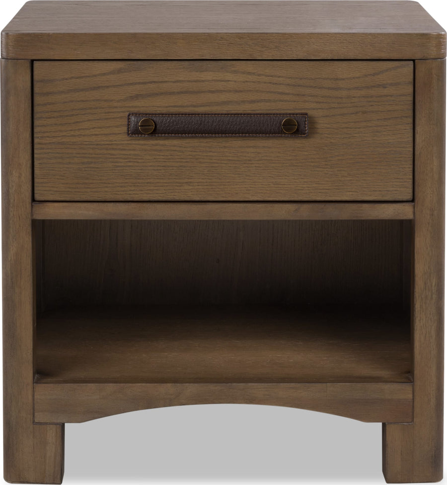 Ashley 1-Drw Nightstand - Tavern Brown - View 2