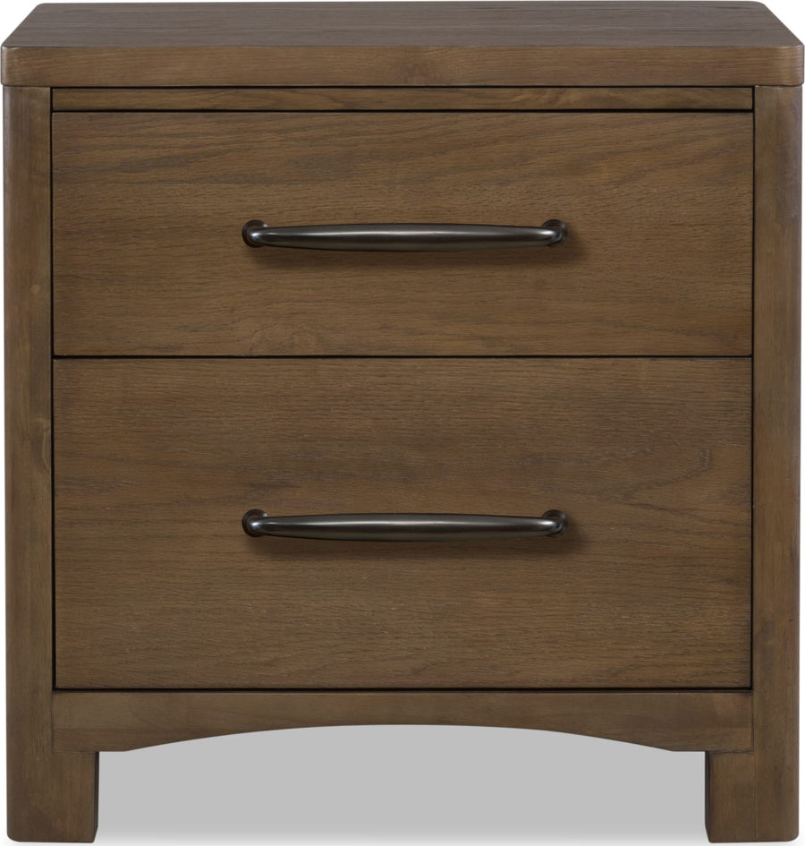 Ashley 2-Drw Nightstand - Tavern Brown - View 2