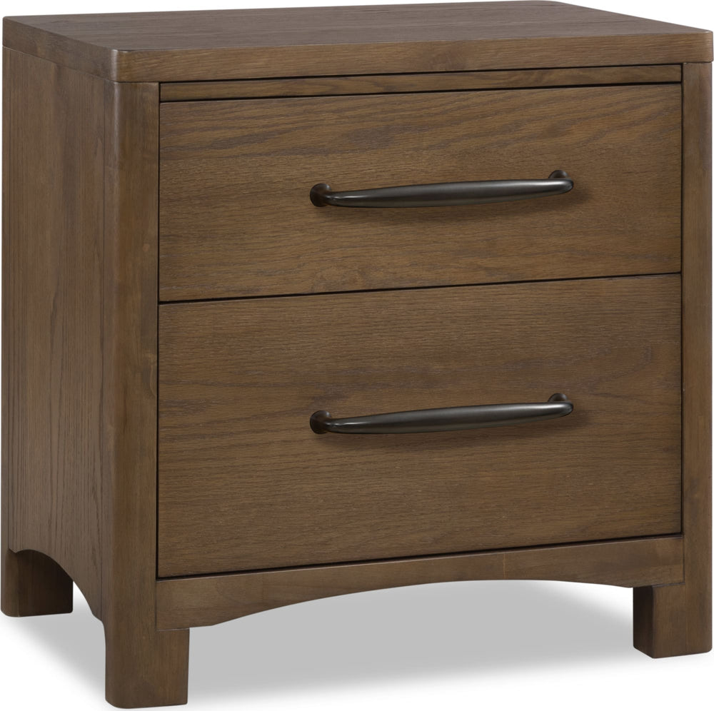 Ashley 2-Drw Nightstand - Tavern Brown - View 3