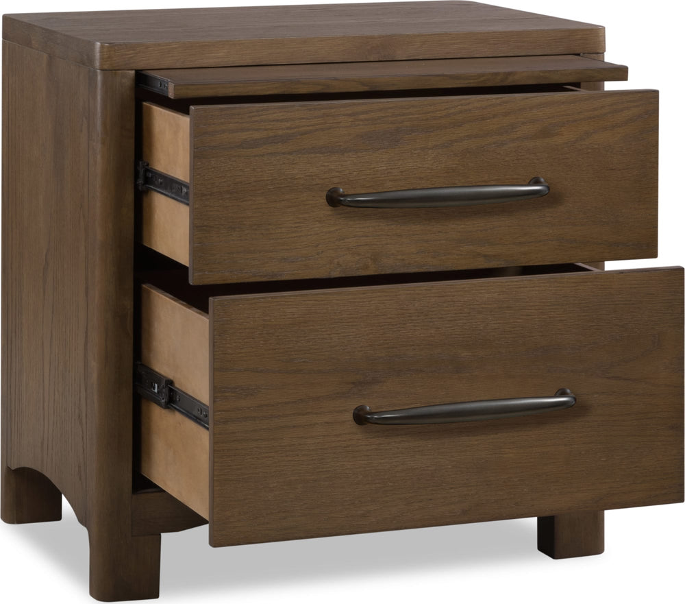 Ashley 2-Drw Nightstand - Tavern Brown - View 4