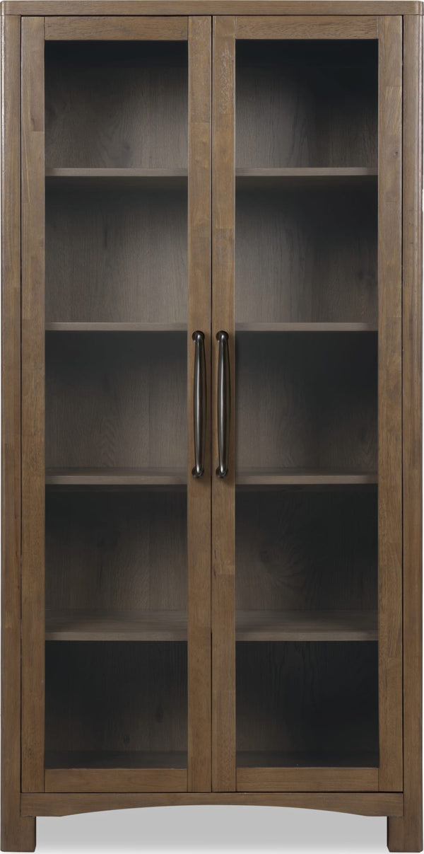 Ashley Curio Cabinet - Tvn Brwn alternate view