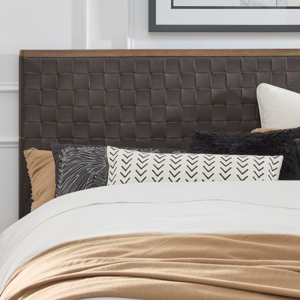 Ashley Platform Queen Bed - Dk Chair/Tobacco Brown - View 9
