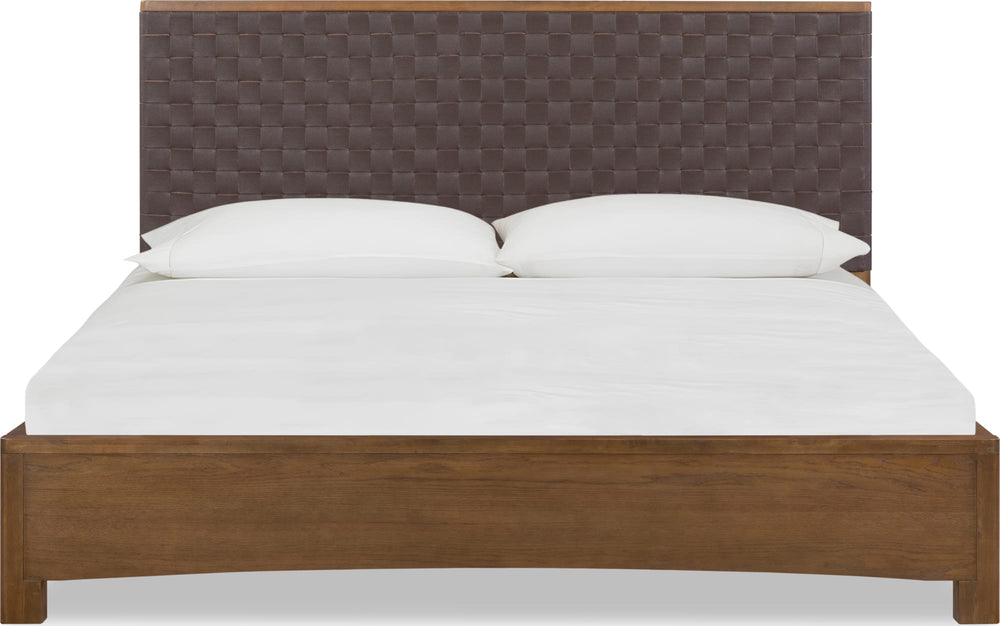 Ashley Platform Queen Bed - Dk Chair/Tobacco Brown - View 3