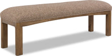 Ashley Upholstered Bench - Mlt Grn/T Bn - View 3