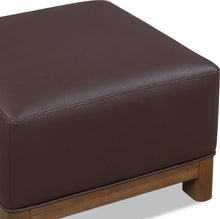 Ashley Upholstered Ottoman - D Chair/Tobacco Brown - View 5