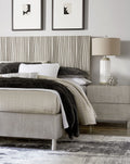 Mercer Wave-Patterned Bed in Misty Grey