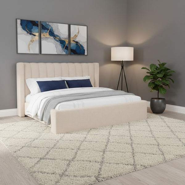 Arroyo Upholstered Queen Bed - Cashew alternate view